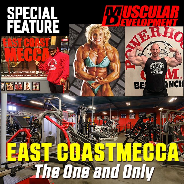MuscularDevelop's tweet image. In this Special Training Feature read &quot;East Coast Mecca: The One &amp;amp; Only&quot; written by Steve &amp;amp; Bev Weinberger and online now at musculardevelopment.com Visit @eastcoastmecca  and @npcnortheast for more information @steveweinberger #musculardevelopment #training #eastcoastmecca