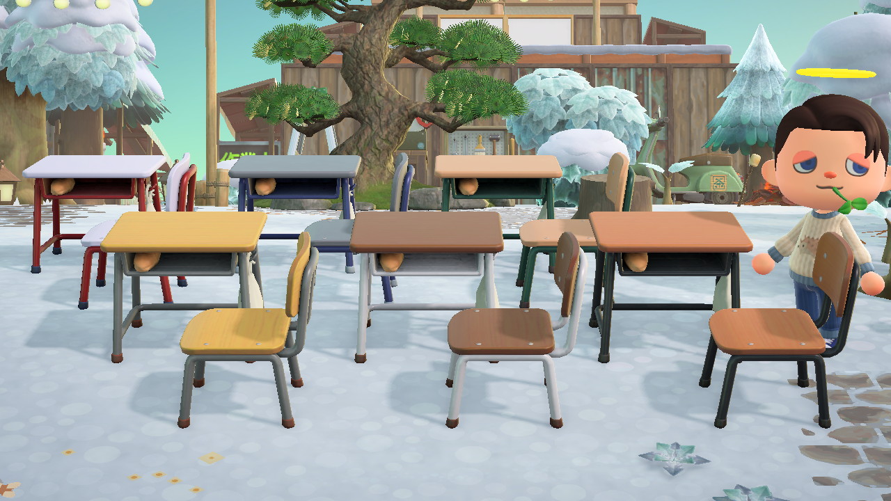 School chair animal crossing new horizons hotsell