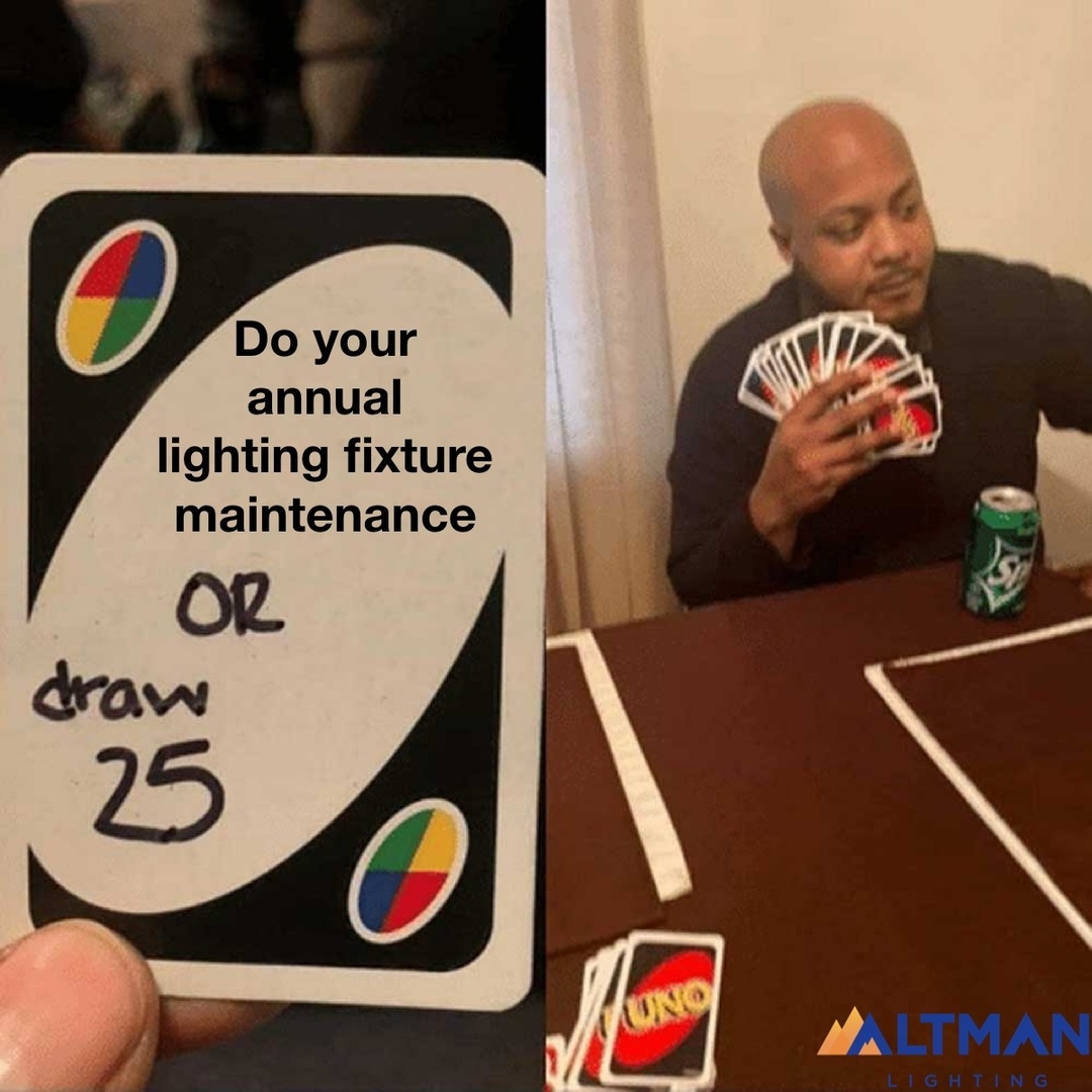 If inspecting, cleaning, and maintaining your luminaires is not yet on your "to-do" list for 2023, add it today...

It will save you both time and money in the long run and will keep your Altman lighting fixtures performing at their incredible best!