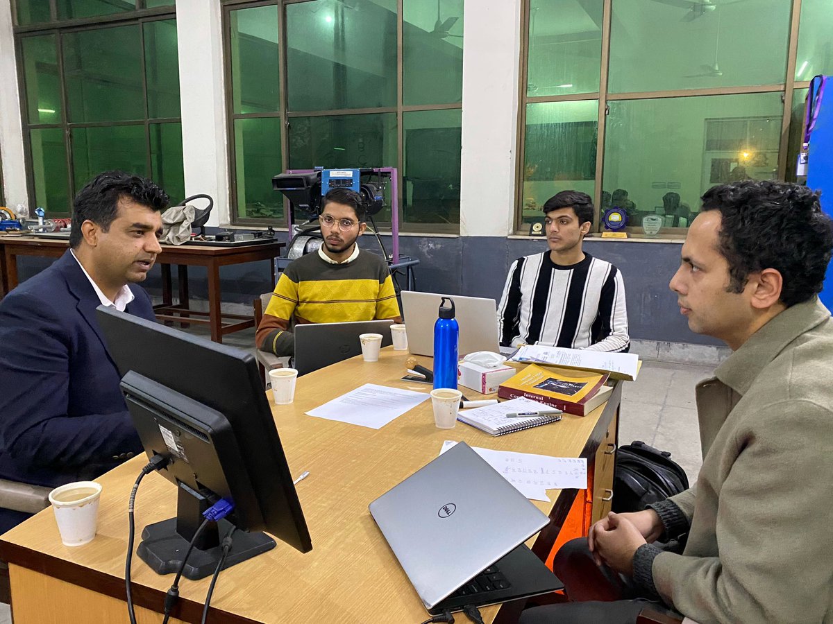 IEGE_ATD's tweet photo. Qualitative Research Update:
Dr. Sajjad Miran, Head of Department of Mechanical Engineering, University of Gujrat, shedding light on the Quality of Engineering Education and Training, provided to students, to prepare them for the Industry. https://t.co/b99axlpvG0