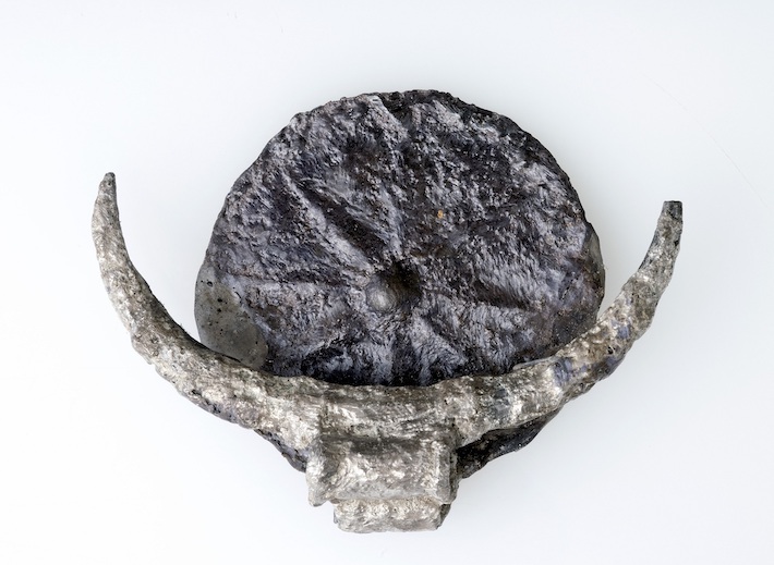archaeologymag's tweet photo. A silver disc and crescent is one of the objects from hacksilver hoards unearthed in Israel and Gaza that researchers believe may have been used as currency some 3,600 years ago.

https://t.co/bGsCcubt09 https://t.co/WK59npe5hY