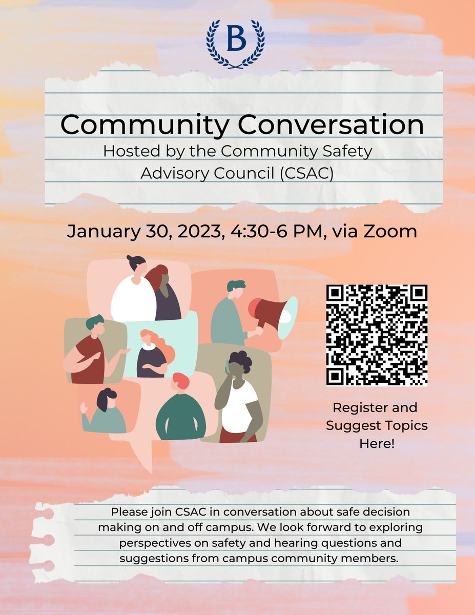 Members of the #barnard campus community can join csac this coming monday, 1/30,...