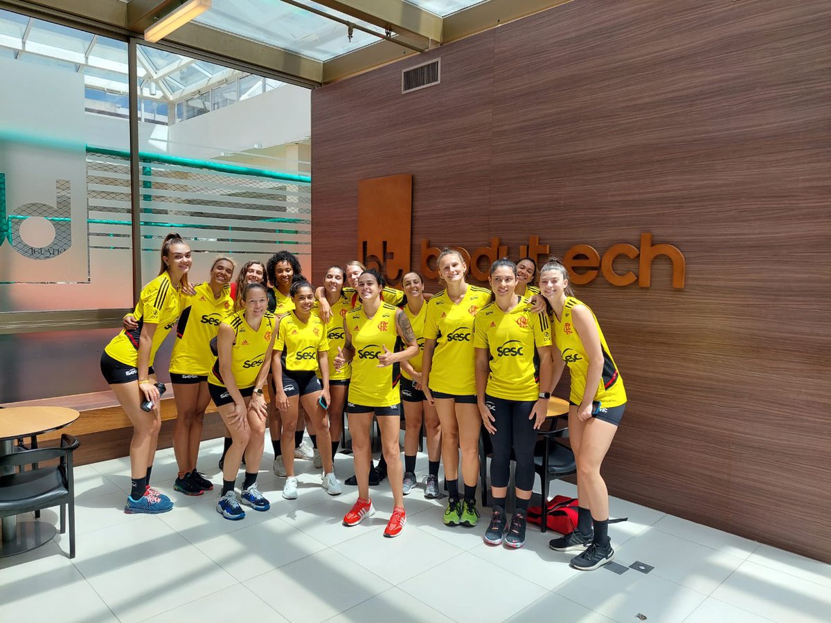 sescrjflamengo's tweet photo. Já em São Paulo, para o confronto de sexta-feira contra o Barueri. Academia + treino e vamos pra cima! 💪🏼 #SescRJFlamengo #VivaSeuCaminho #mundobt #btalphaville https://t.co/0maMmt0LGy