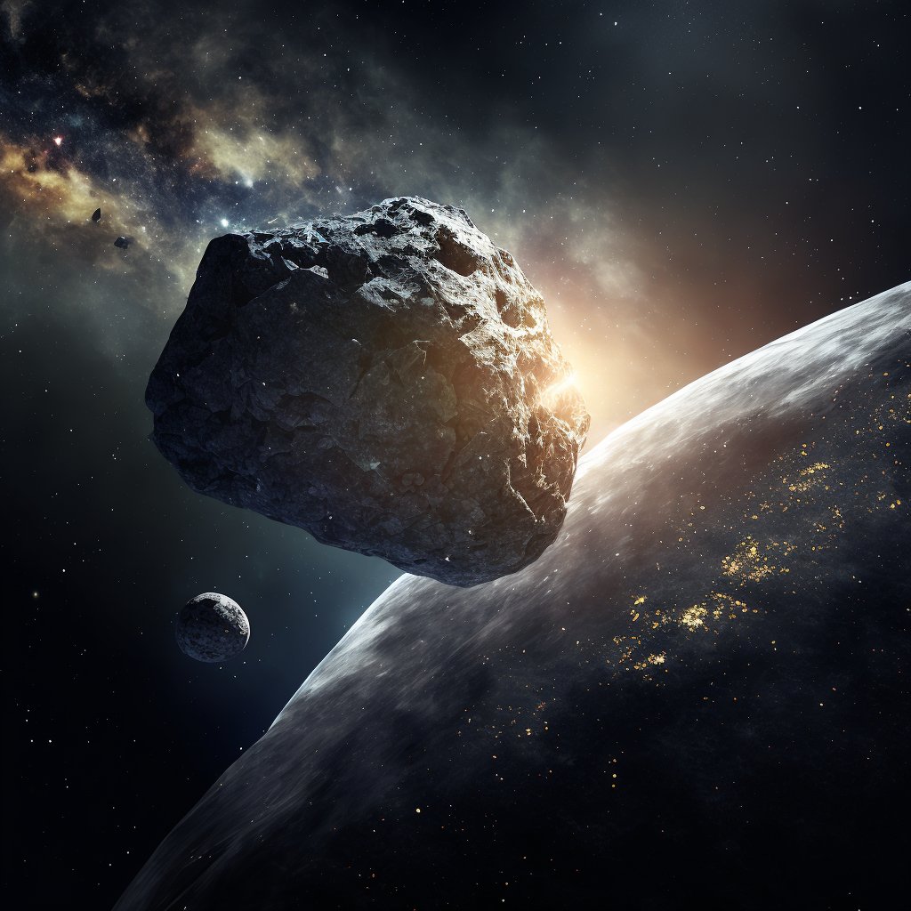 NfpConsumption's tweet photo. Asteroid 2023 BU: Space rock to pass closer than some satellites

#space #astroid #Science #2023BU  #BreakingNews #Breaking_News  #midjourney #AIArtwork #BBC https://t.co/onRvYL1tcG
