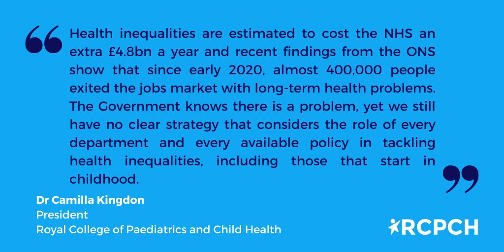 RCPCHtweets's tweet photo. Today @DHSCgovuk confirmed that the long awaited Health Disparities White Paper has been shelved. As Paediatricians we know how desperately real change is needed to #ShiftTheDial on ever-growing child health inequalities across the UK.

Read our response👇
https://t.co/YiZOGIHFNx https://t.co/jk1aMe81Y8