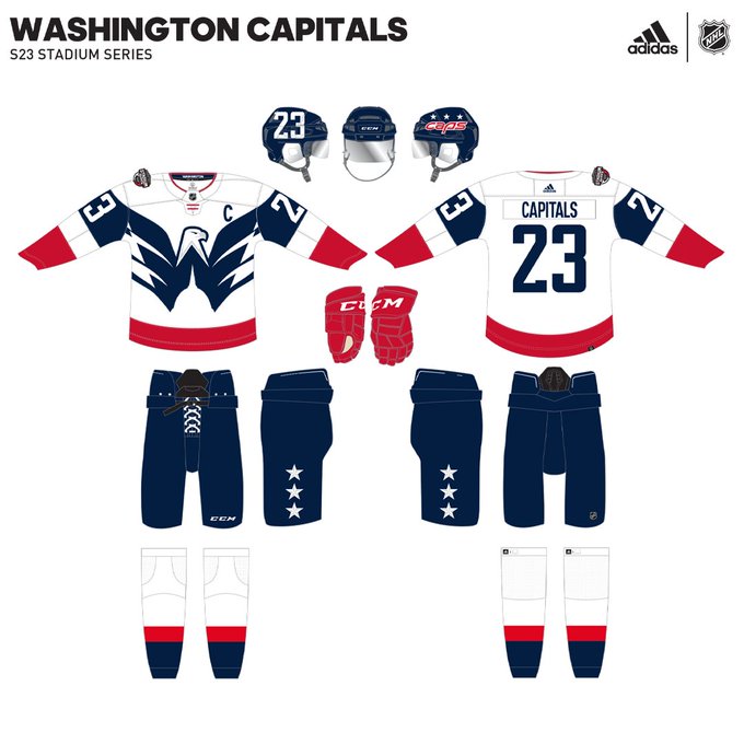 adidas Washington Capitals '22-'23 Stadium Series Alex Ovechkin #8