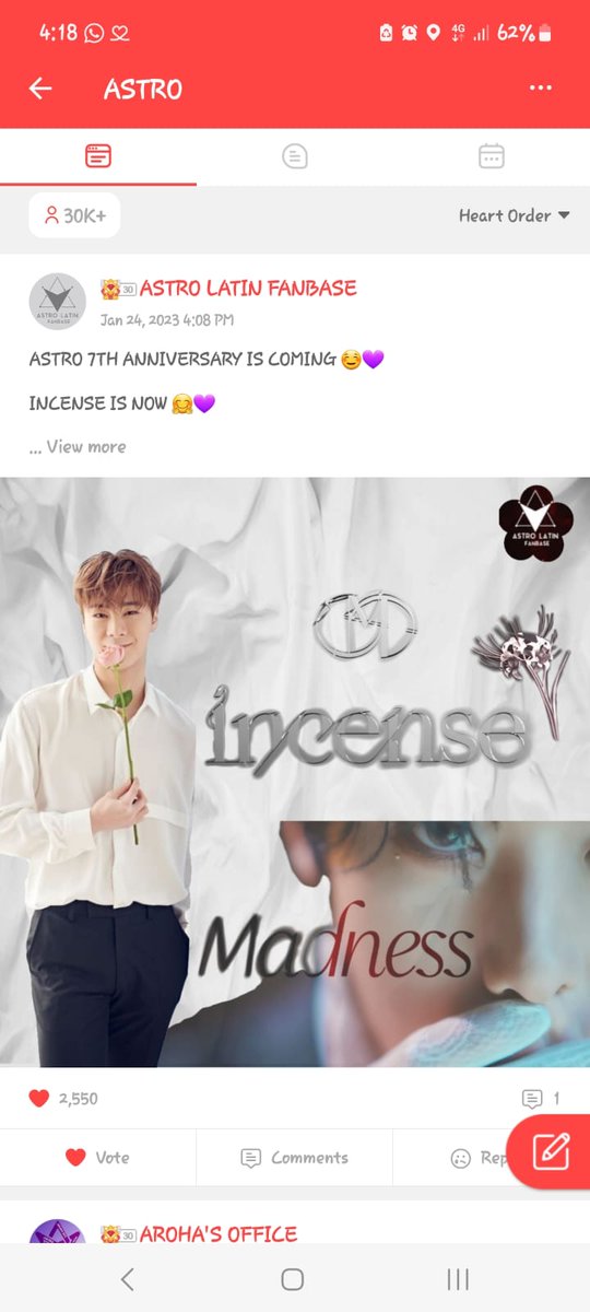astrolatinfanb's tweet photo. 🗓️ POST DEL DIA (27/01) CHOEAEDOL❤️

🗳️ Vota tus ❤️ diarios en la foto y se guardará el 10% para futuros eventos. 

🚨 GUARDA TUS 💜 PERMANENTES PARA PRÓXIMOS EVENTOS 

Link del post: 
🔗https://t.co/sjzkipWzL3

💫Team ALFB Choeaedol
#ASTRO  #아스트로  @offclASTRO https://t.co/NwQL6go5VO