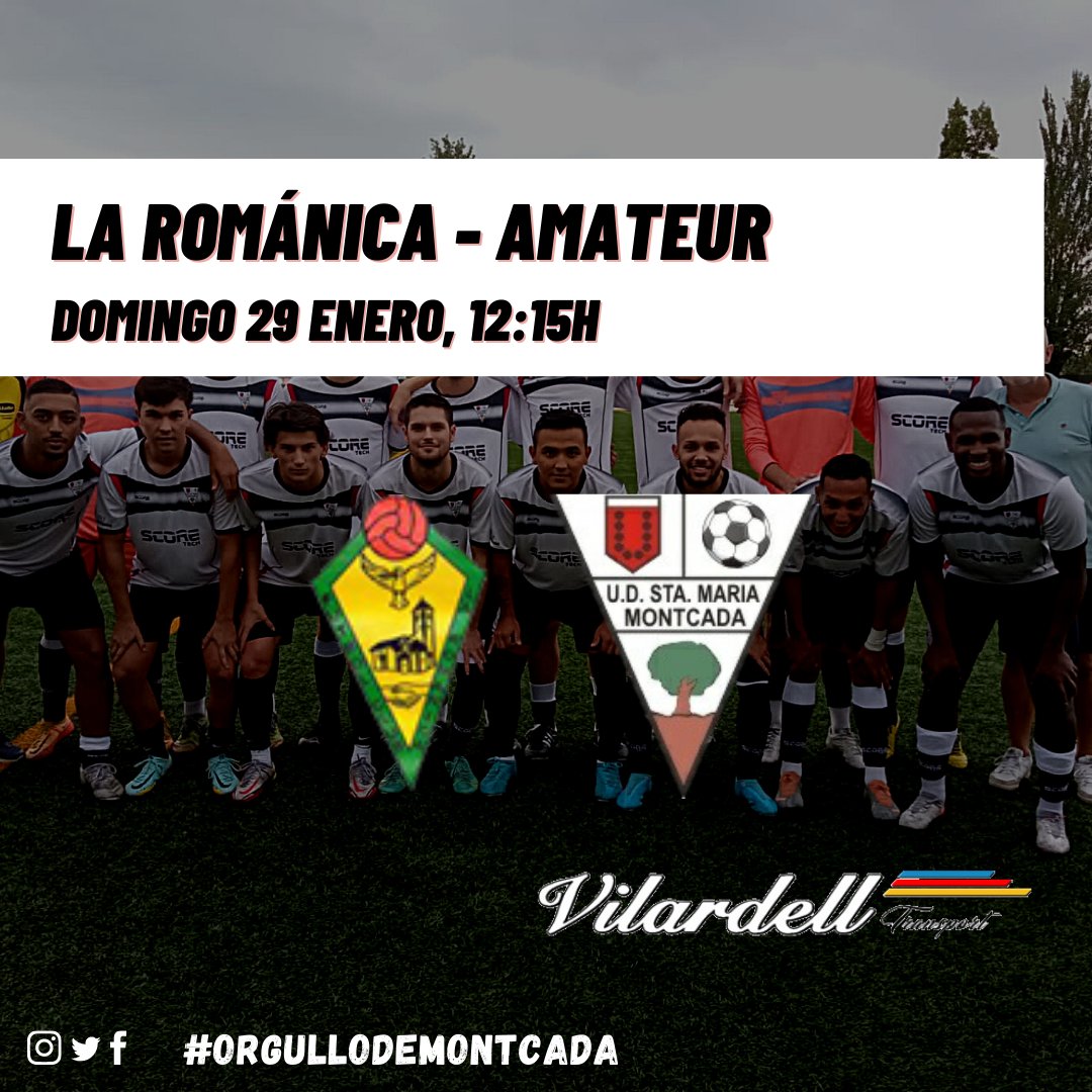 Transports Vilardell patrocina nuestro partido de este fin de semana. 

#orgullodeMontcada