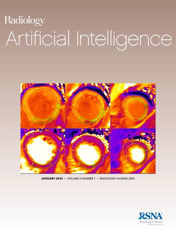 RSNA (@rsna) on Twitter photo The January issue of Radiology: Artificial Intelligence is now online! bit.ly/NewRadAI <a href="/Radiology_AI/">Radiology: Artificial Intelligence</a> #RSNAI The January issue of Radiology: Artificial Intelligence is now online! bit.ly/NewRadAI <a href="/Radiology_AI/">Radiology: Artificial Intelligence</a> #RSNAI