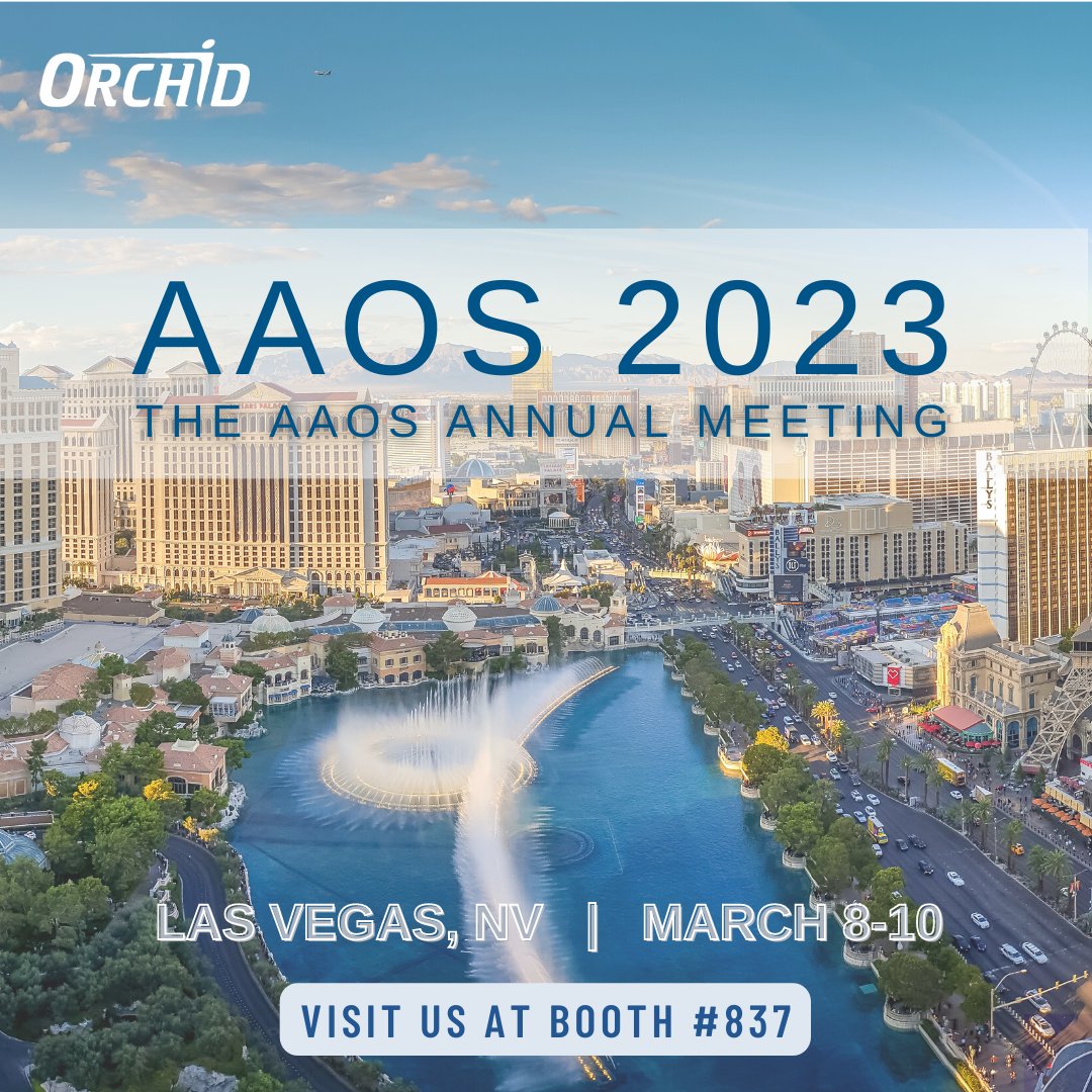 Join us at the American Academy of Orthopaedic Surgeons (AAOS) Annual Meeting! We will have our key experts at our booth to discuss our scalable and cost-effective large joint 3D printing and our cementless coating options for orthopedic implants.