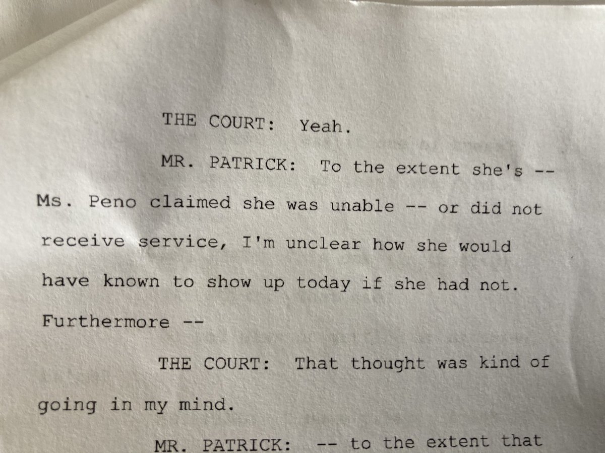 mob_idsync_cliq's tweet image. It’s unclear how these law firms didn’t know what made Plaintiff therein was, or service of their petition they filed in wrong party making name, but also, what citation and service of initial pleadings is for due process delay triggers. 

And no extra time entry for their NOA?