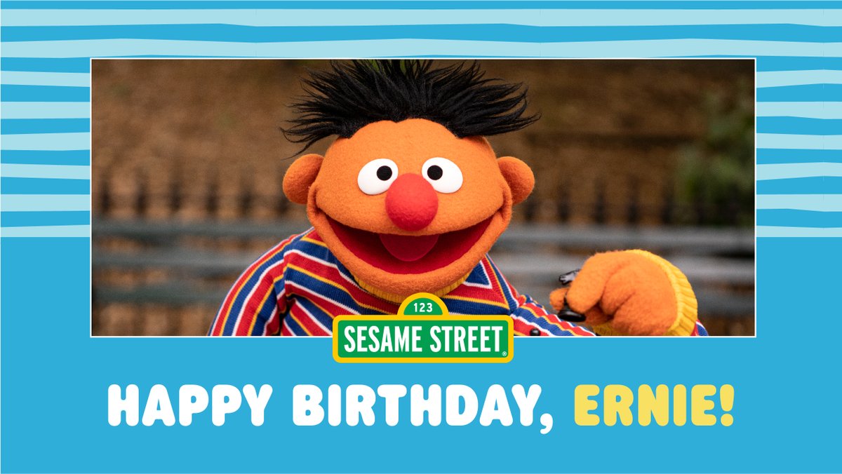 Sesame Street Sign Happy Birthday