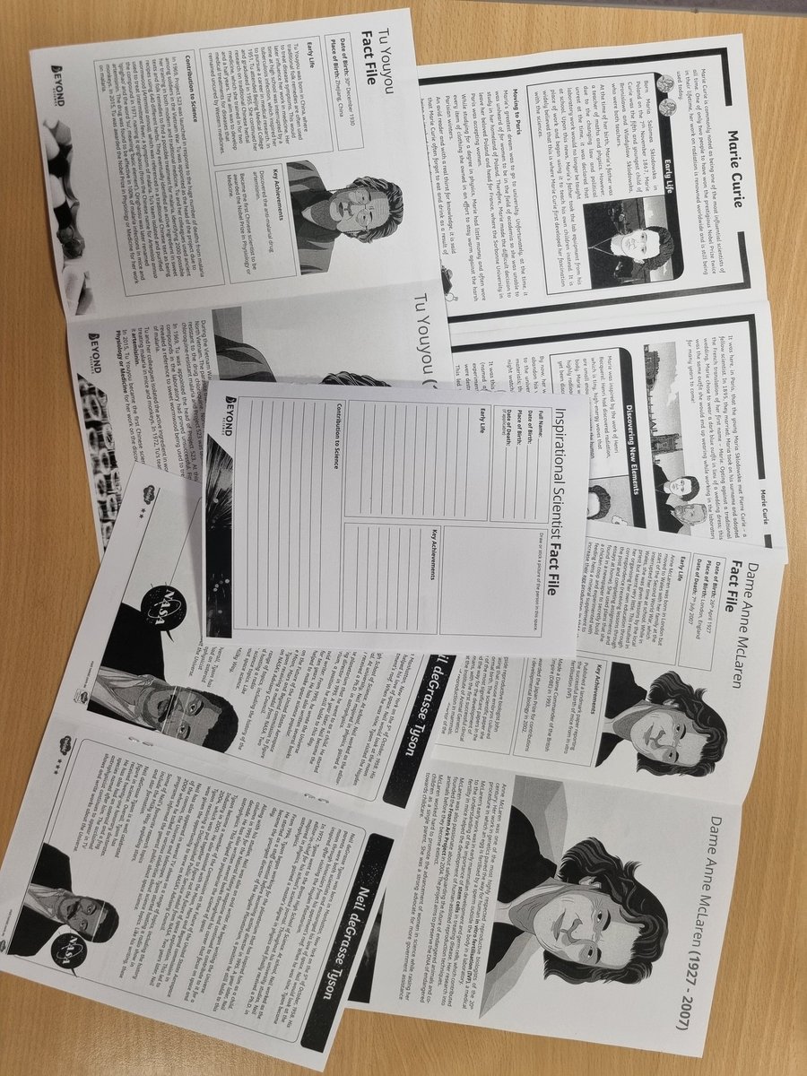 ChorltonTeach's tweet photo. New KS3 science reading homeworks ready to go! Focused on the hidden figures in our curriculum who have made a huge contribution to science to inspire our young people to aim high no matter what! #beelonging #STEM #Diversity https://t.co/kzcPZ8Lp3x