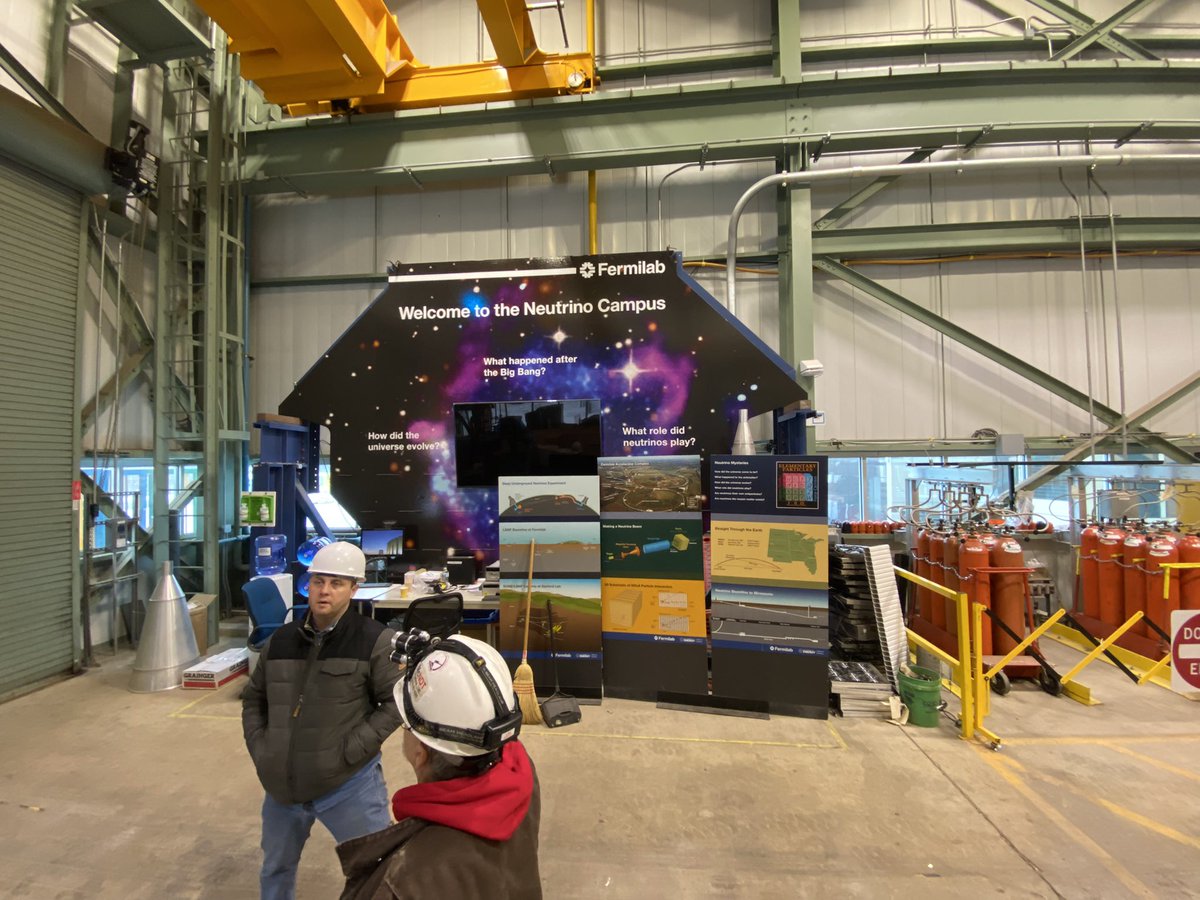 EnjaminEX's tweet image. Underground for majority of the day. #fermilab