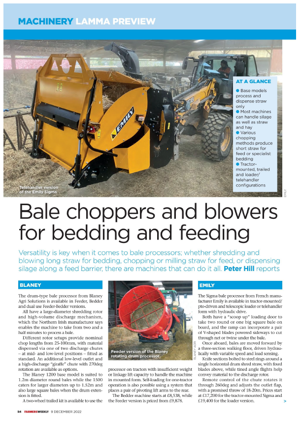 Machinewriter's tweet photo. In case you missed it. If you're looking for a straw or silage bale processor.... #FarmersWeekly Dec 9 '22 or FWi online: https://t.co/lTjtkRL0aD
@BlaneyAgri @KUHN_UK @KvernelandGroup @LucasG_UK @McHaleOfficial @rs_agri @TeagleMachinery @Enegis @enegis @PGFAgriLtd https://t.co/06dHUhdSUm