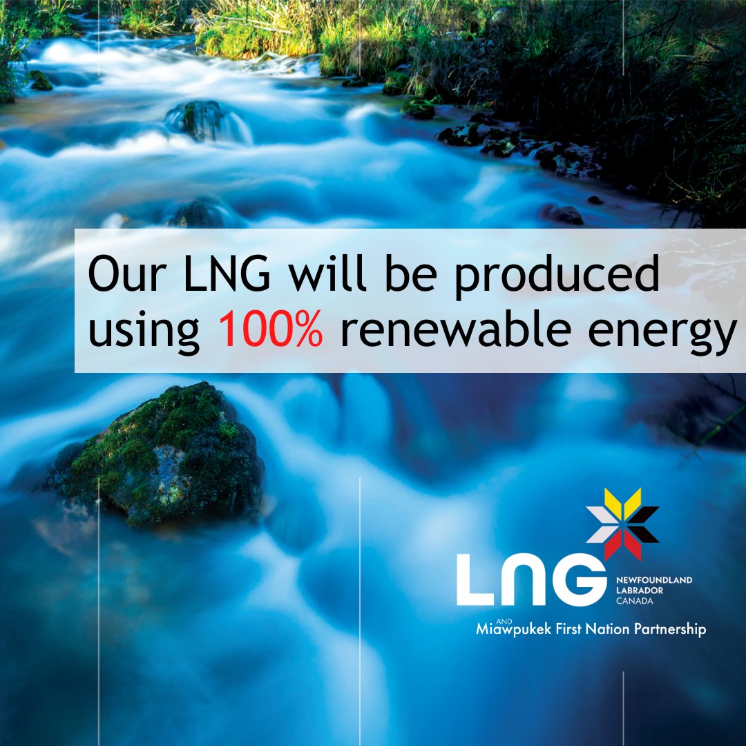LNG NL’s proposed project is unique. Our LNG will be produced using 100% renewable hydroelectric energy. 

LNG NL’s liquefaction CO2 emissions will also be the lowest in the world. LNG NL’s project supports the march to decarbonization. 

Learn more at lng-nl.com