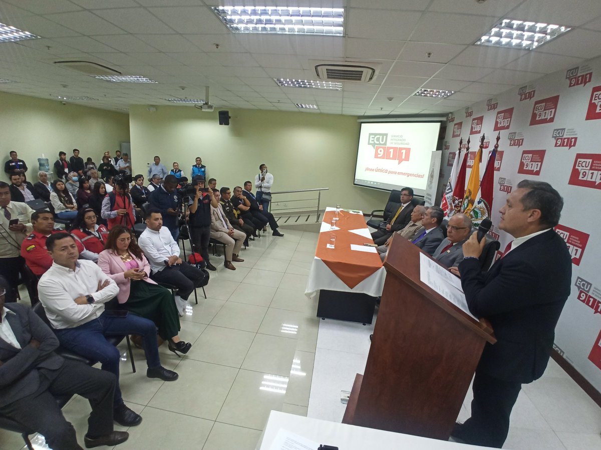 Coordinación Zonal 1 - ECU 911 Ibarra tweet media