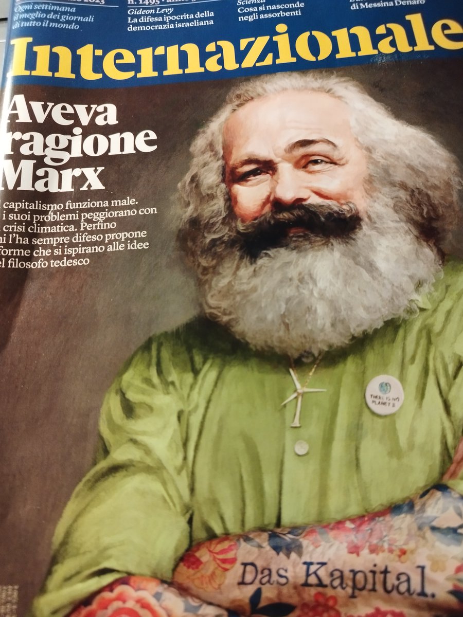 pandrucc's tweet photo. Il numero di Internazionale su Marx è notevole. https://t.co/Ta4b8MWDka