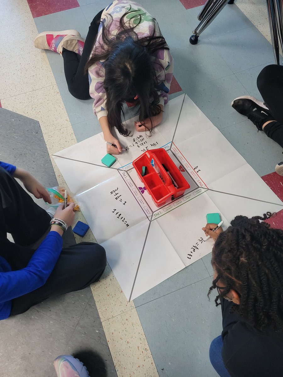 Adding mixed numbers in math using cooperation mats! #aacpsawesome
#SolleyAACPS