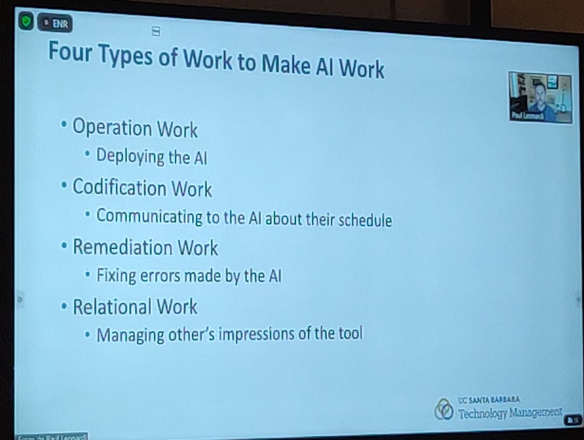 kobaltgelb's tweet photo. The role of humans regarding (re-)training #AI - humans-in-the-loop: interesting keynote and findings by Paul Leonardo at the #RGCSSymposium. Users as unpaid workforce to train AI - as #workingcustomers. @ZentrumZeTT @GGuenter_Voss https://t.co/2BxECFv6fV