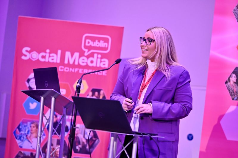 Fantastic presentation from our very own @thewonkyspatula at #SMDublin. If you didn’t attend and want to know more about digital & social trends, channel diversification, AI / ChatGPT, how social is changing and brands can catch up, please get in touch.