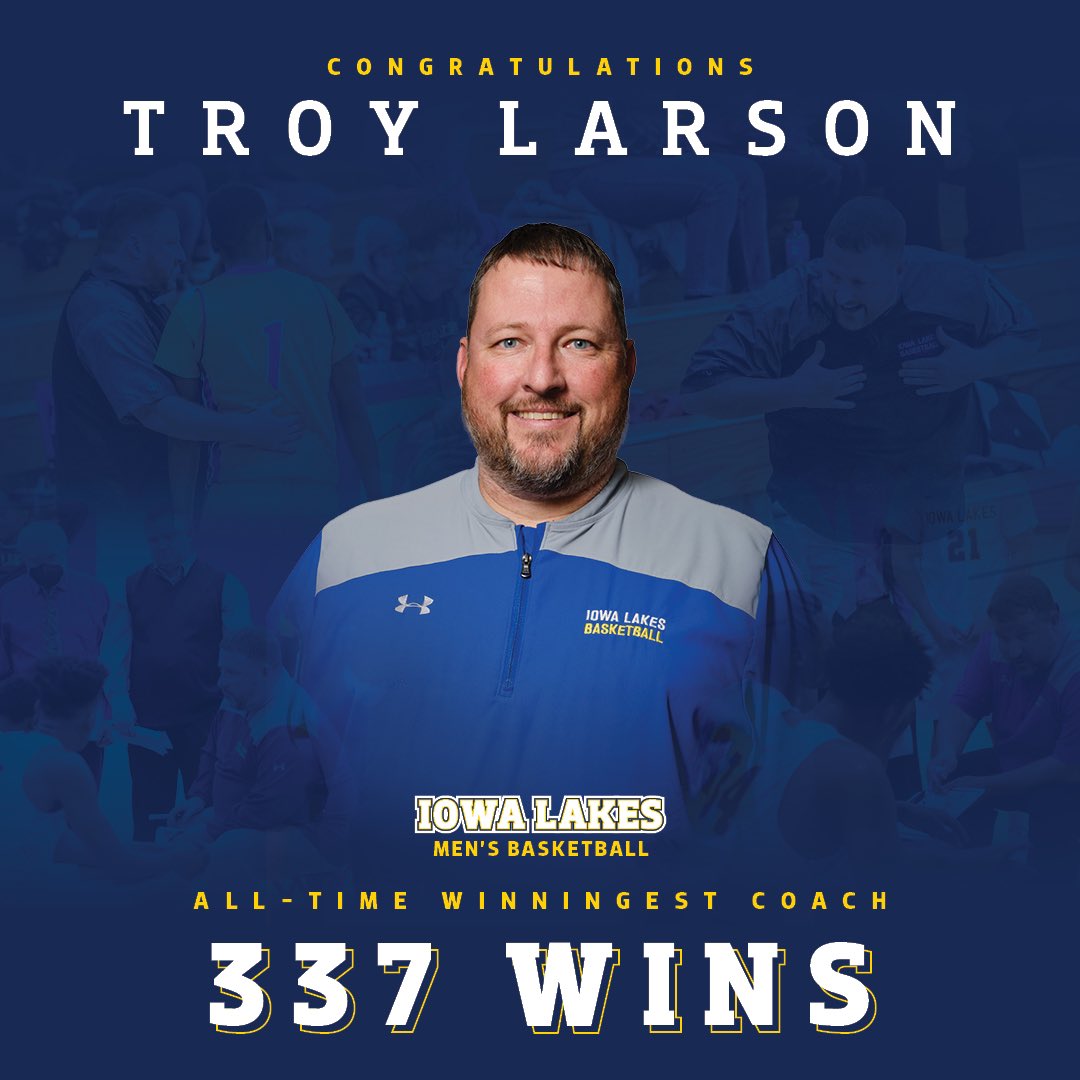 Congrats to Head Coach <a href="/coachtroylarson/">Troy Larson</a>!!