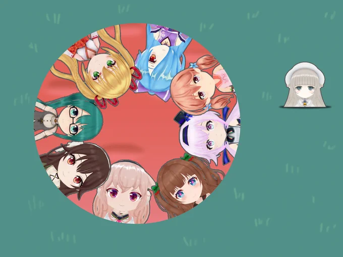 #デフォルメ絵を流してデフォルメ民を増やそう 