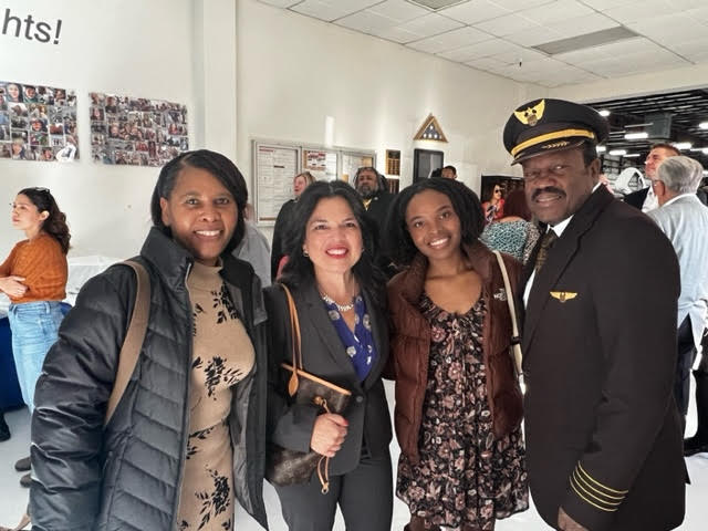 #CAA SVP and @AeroClubDC Foundation President, Yvette Rose, was honored to attend a special day to celebrate the first class of student graduates from @unitedaviateacademy - which is made up with nearly 80% women or POC! Congratulations to all at @UnitedAviate! #FutureofFlight