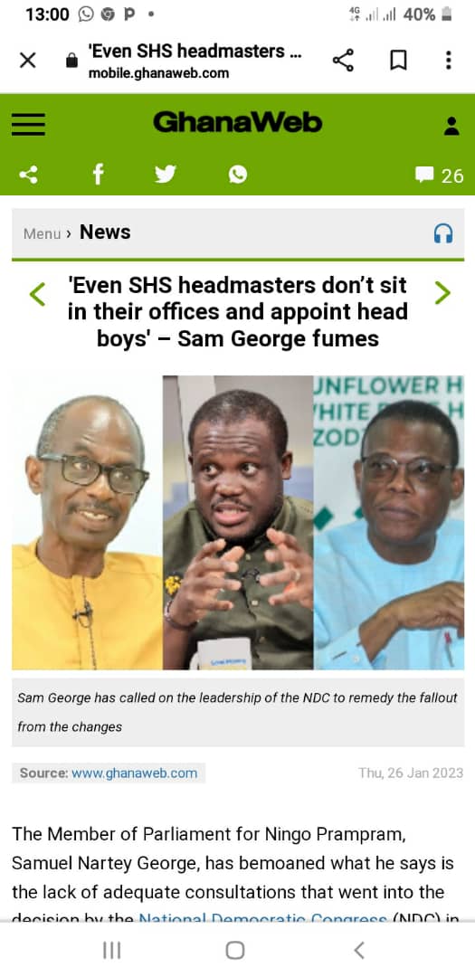 The NDC is divided against itself. Consultation is required, but somehow, the party leadership has refused to engage. Divine intervention!