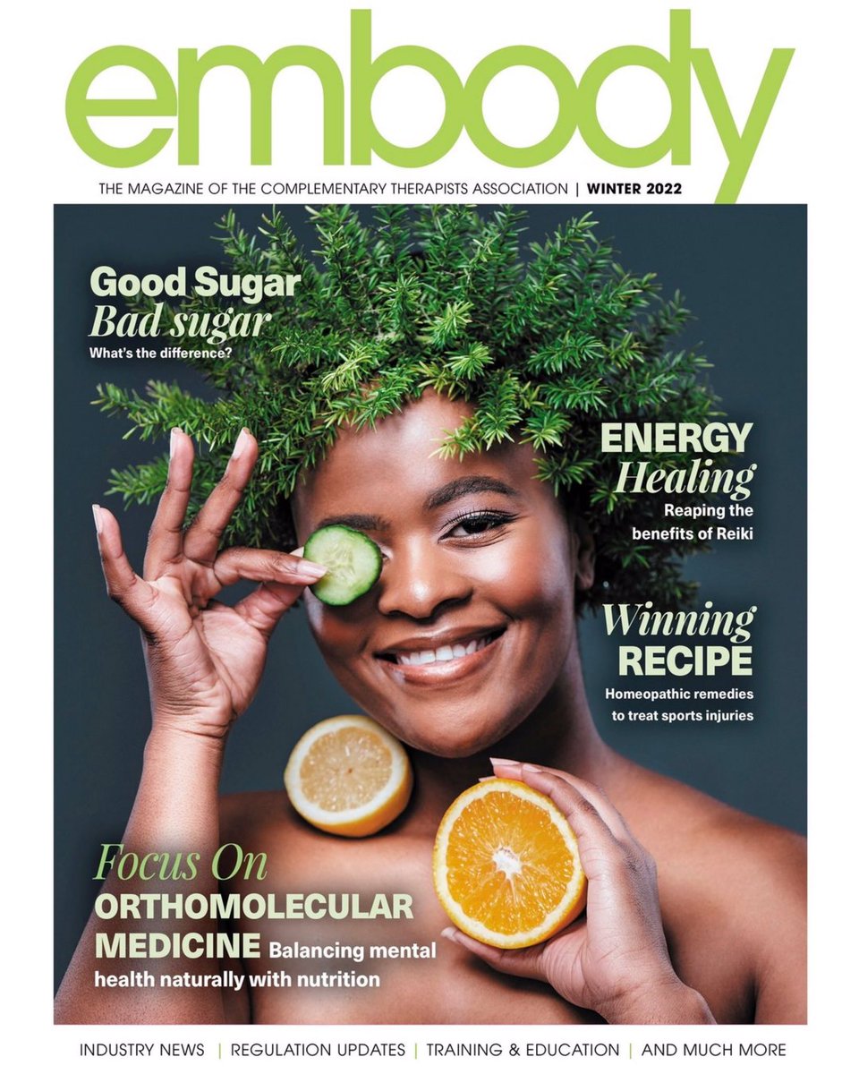Catch up on the Winter issue of Embody via the members hub 💚

#CTHA #ComplementaryTherapy #EmbodyMagazine
