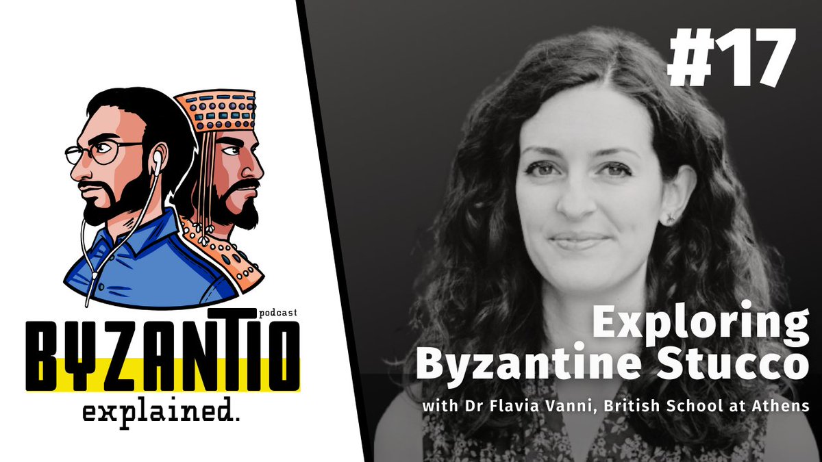 📣Our first episode🎙️ in English is here!! 
In this episode we are joined by @VanniFlavia, Postdoctoral researcher at the <a href="/BSAthens/">The British School at Athens</a>, to talk about the study of Byzantine Stucco. 

<a href="/SPBSUK/">Society for the Promotion of Byzantine Studies UK</a> <a href="/bsanabsc/">Byzantine Studies Association of North America</a> <a href="/mjcbac/">Mary Jaharis Center</a> <a href="/DumbartonOaks/">Dumbarton Oaks</a>