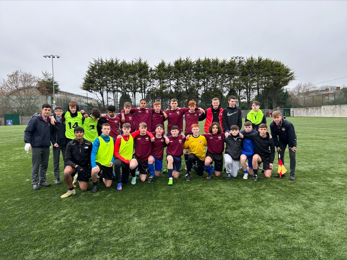 Congratulations to our U17 soccer team on reaching the North Dublin League final in a thrilling game against tough opponents (St Kevin's, Finglas). Best of luck in the upcoming final against Choláiste Choilm, Swords.  👏👏👏Look out for a full match report on our website  ⚽️⚽️⚽️