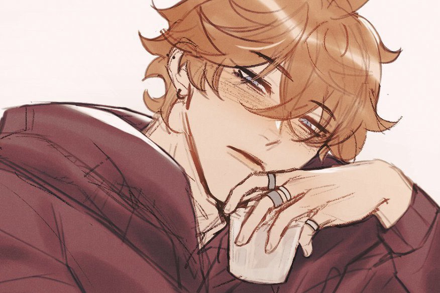 enesfwee's tweet photo. Saw anon did a favorite zhongli you've drawn, what about Childe?! — this is making realize that i draw him either horny or sad https://t.co/K9HRJyBRRI https://t.co/Hywl2jZMcZ