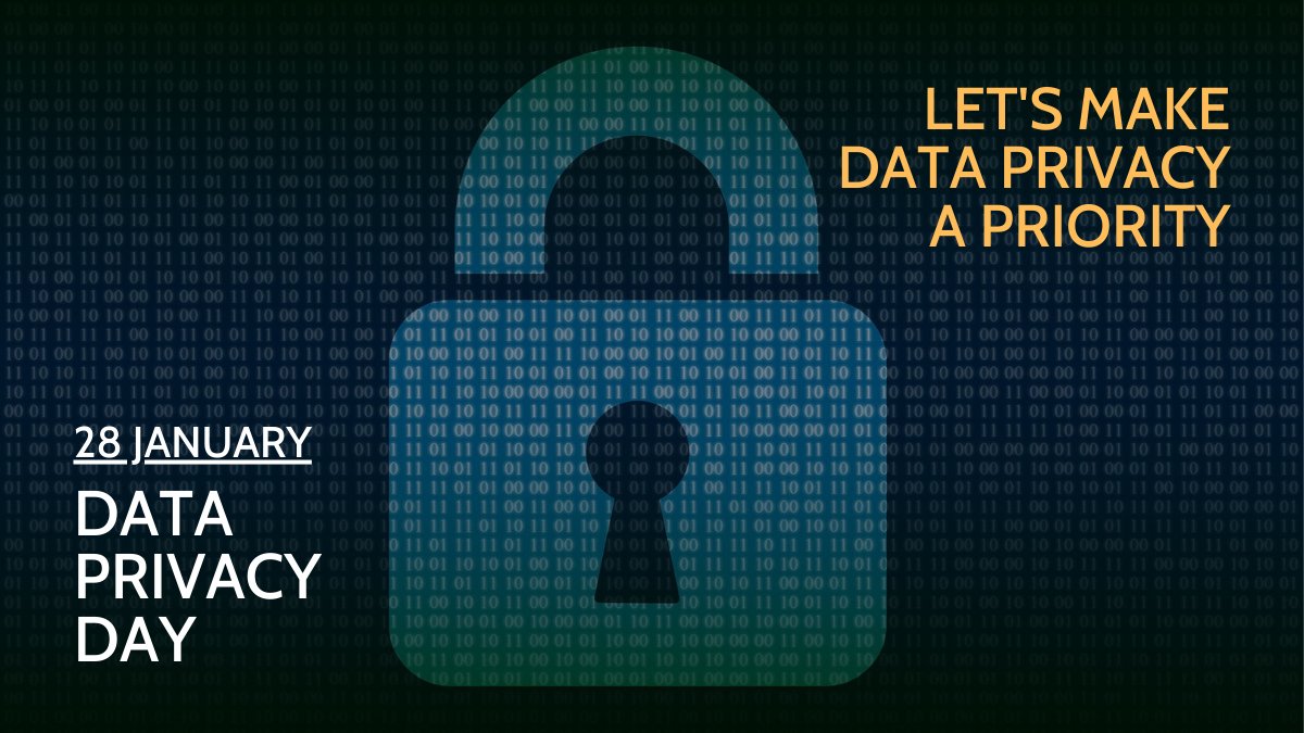 Protect your personal information by using strong passwords, being cautious online, and keeping your software and devices up to date. We all have a role to play in safeguarding our personal information. 
Let's make data privacy a priority. 
#privacymatters #dataprivacy