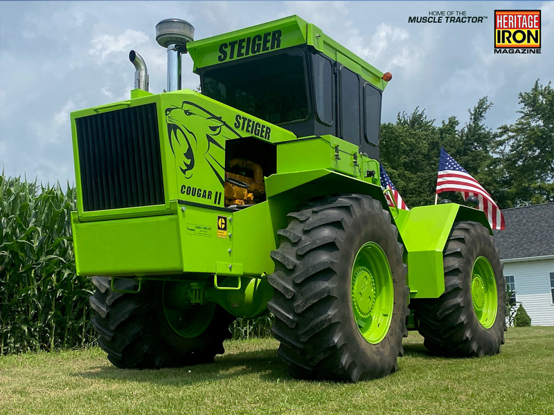 Build back better. We can get behind that statement when it's about tractor restoration.😂A father &amp; son rescued this Cougar II in 2019. Together, they made it better than ever &amp; added a few personal touches to share their message of faith. Full story coming in the Mar/Apr issue.