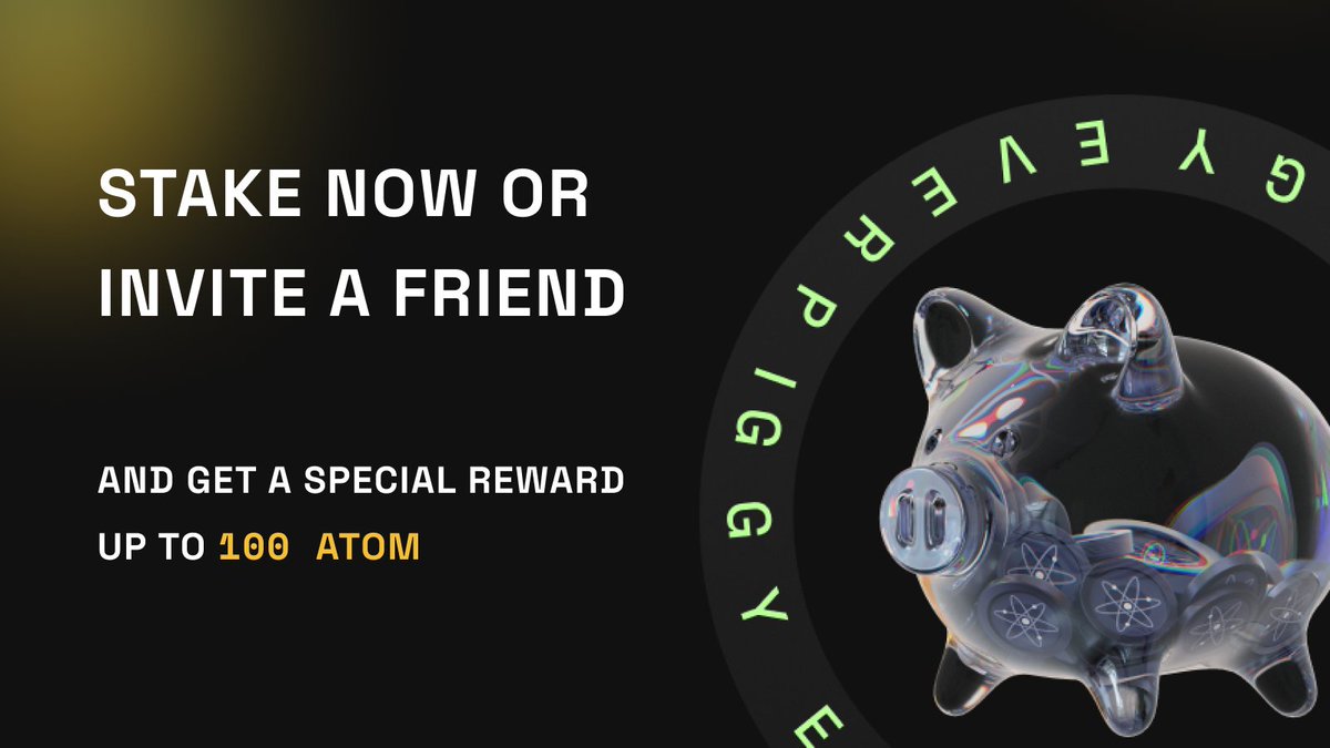 AIMNM_'s tweet photo. Over a hundred of my frens staked with @everstake_pool and got their #Everpiggy rewards, and so can you! 

Stake or redelegate at least 10 $ATOM at https://t.co/JZAwtxjxro and get an instant reward of up to 100 ATOM! Then share your own link with your friends for more rewards! 😍 https://t.co/s2Fp1ccJIq