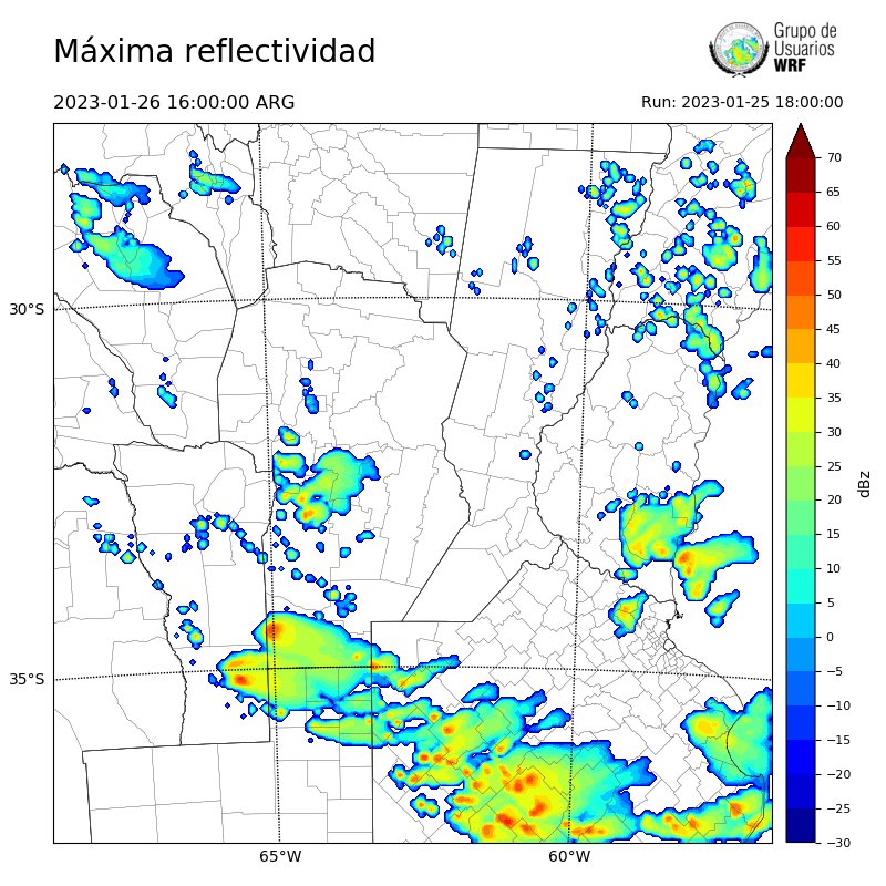 GrupoRadarCBA's tweet image. ⛈️ #tormentas con gran potencial de precipitación y desplazamiento lento para la tarde y noche de hoy, especialmente en zona serrana y Sur de #Cordoba. Posibles crecidas repentinas!