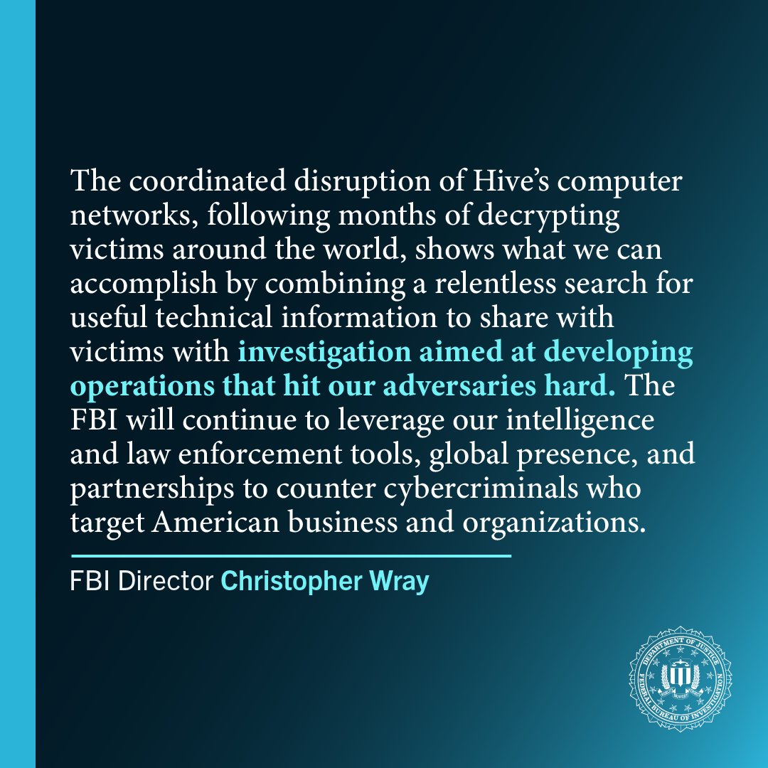 Justice Department on Twitter "RT FBI You can read a statement from