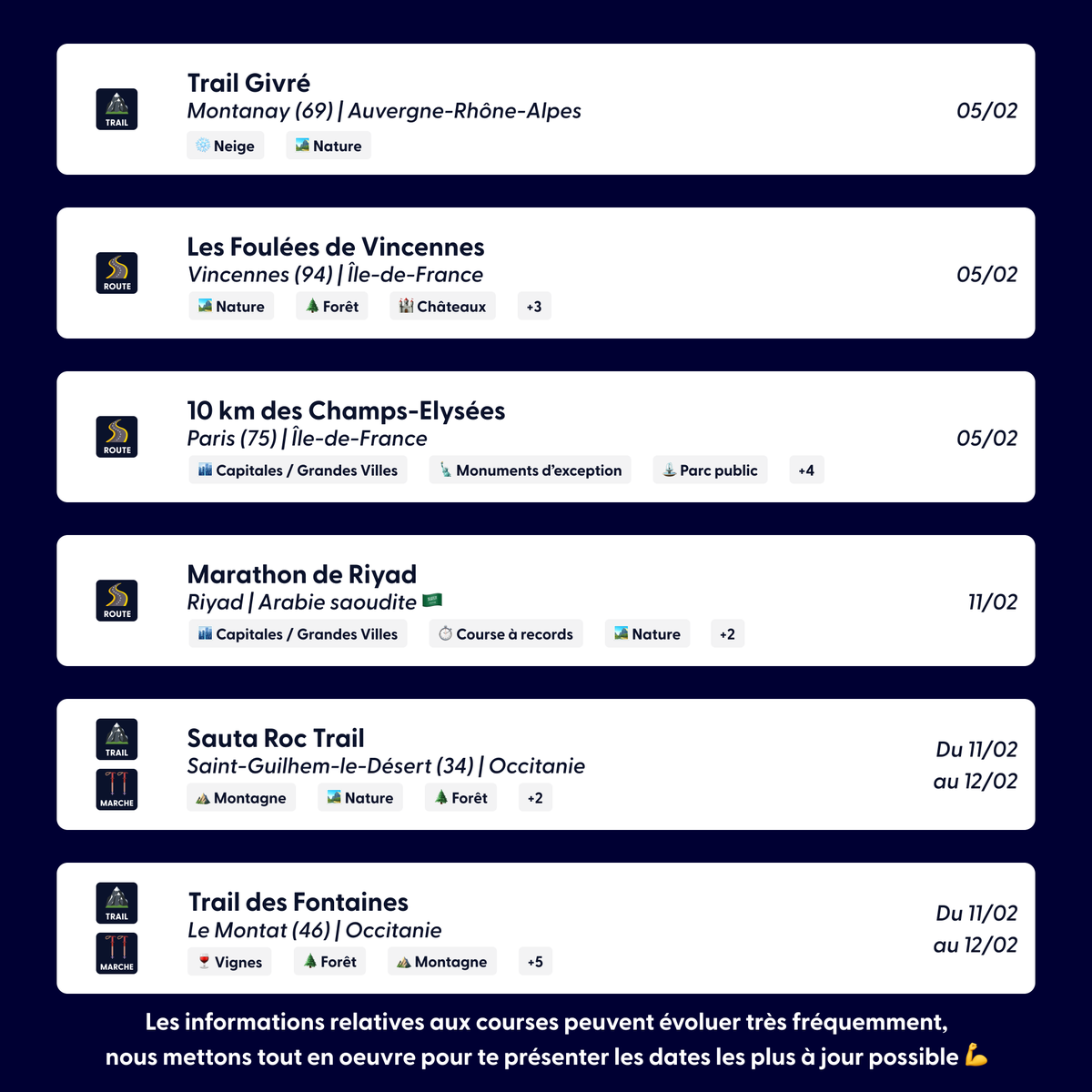 Finishers tweet media