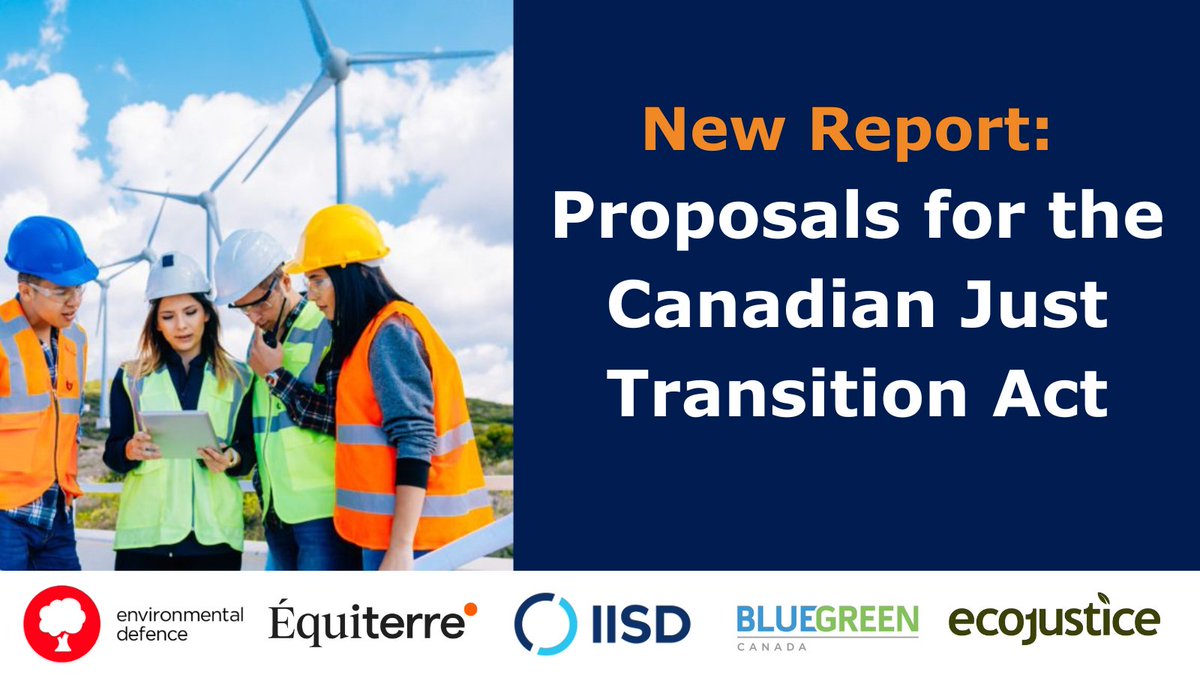 There's been a lot of #cdnpoli Just Transition discourse out there.
If you care about actual policy, this must-read report outlines the legal framework we need need for an orderly, just, and equitable transition to a low-carbon economy in what is currently called Canada. https://t.co/YWgV4bPeXF
