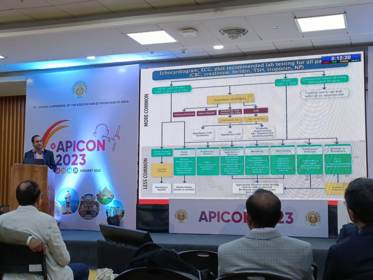 kamalcardiodoc1's tweet image. Delivered talk on #HeartFailure at 73rd #APICON at #mahatmamandir. Thanks to organising the committee for the honors.@mmamas1973 @purviparwani @banshisaboo @AskDrShashank @adityadoc1 @care4urheart2 @SGuptaMD @the_nEuRiUM @cardiokerkar @Hragy @VitullDr @DrLaxmiMehta @Selkrish98