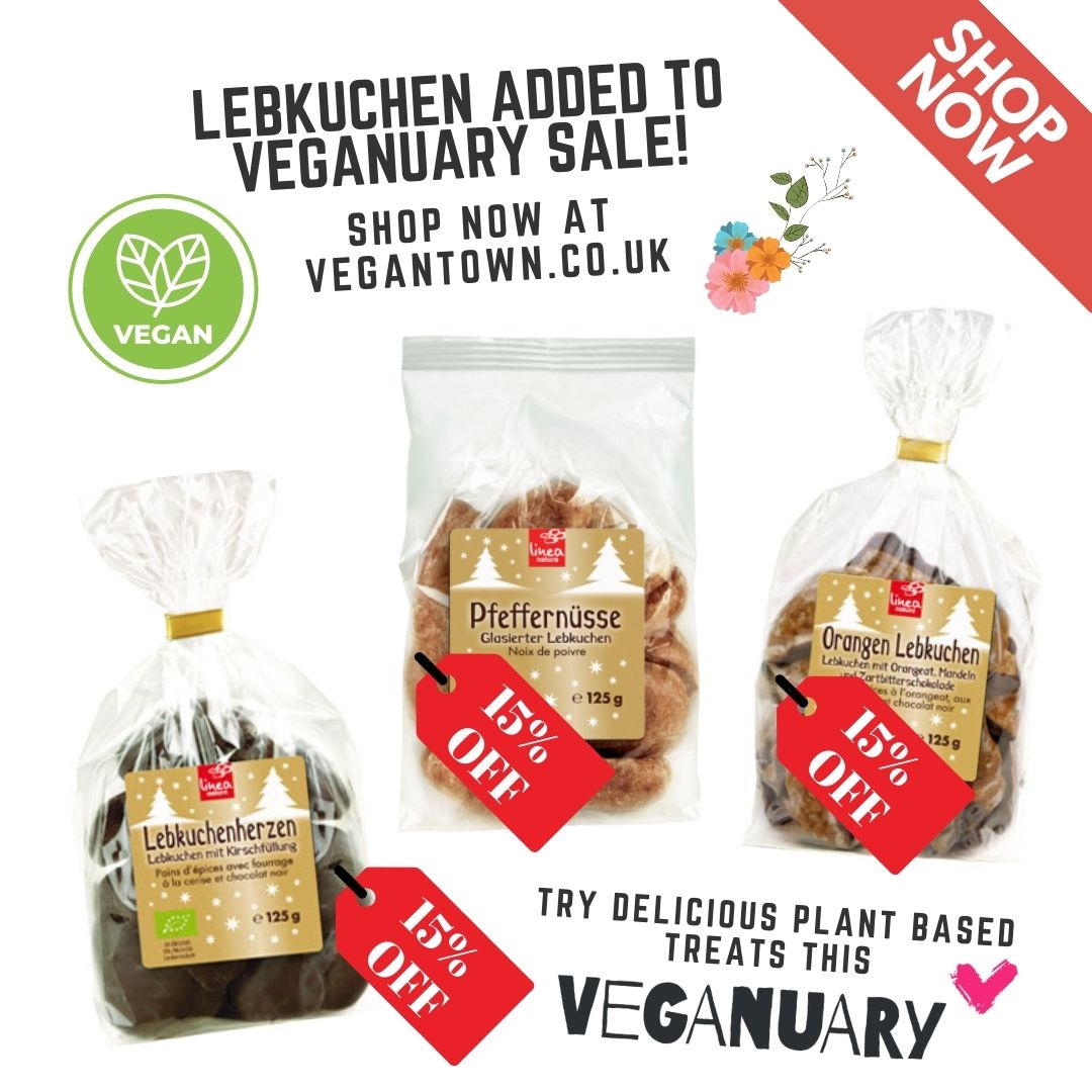 Rare vegan lebkuchen from Germany is on offer at 15% at vegantown.co.uk/collections/ve… 🍪 Grab them and many other lines on sale while stocks last ⏰ #vegan #veganfood #Veganuary