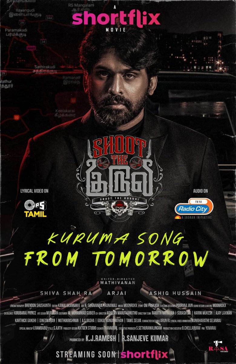 SS Music (@ssmusictweet) on Twitter photo #Kuruma song from <a href="/shortflixindia/">ShortFlix</a> movie #ShoottheKuruvi on <a href="/tipsmusicsouth/">TipsMusicSouth</a> & <a href="/radiocityindia/">Radio City</a> Tomorrow.
starring <a href="/ActorArjai/">ARJAI</a> <a href="/AshiqVJash/">Naan Thaan Baaa Ashiq</a> #Shahra <a href="/bbsureshthatha/">P</a>
Directed by <a href="/dir_mady/">Mathivanan</a>
#MoonRoxx musical
Editor- <a href="/kkk_edit/">kamalakannan k</a>
Dop- <a href="/shushanth99/">Brendon Shushanth</a>
Lyrical video- <a href="/smbmanibharathi/">Manibharathi Selvaraj</a>
<a href="/proyuvraaj/">Yuvraaj</a> #Kuruma song from <a href="/shortflixindia/">ShortFlix</a> movie #ShoottheKuruvi on <a href="/tipsmusicsouth/">TipsMusicSouth</a> & <a href="/radiocityindia/">Radio City</a> Tomorrow.
starring <a href="/ActorArjai/">ARJAI</a> <a href="/AshiqVJash/">Naan Thaan Baaa Ashiq</a> #Shahra <a href="/bbsureshthatha/">P</a>
Directed by <a href="/dir_mady/">Mathivanan</a>
#MoonRoxx musical
Editor- <a href="/kkk_edit/">kamalakannan k</a>
Dop- <a href="/shushanth99/">Brendon Shushanth</a>
Lyrical video- <a href="/smbmanibharathi/">Manibharathi Selvaraj</a>
<a href="/proyuvraaj/">Yuvraaj</a>