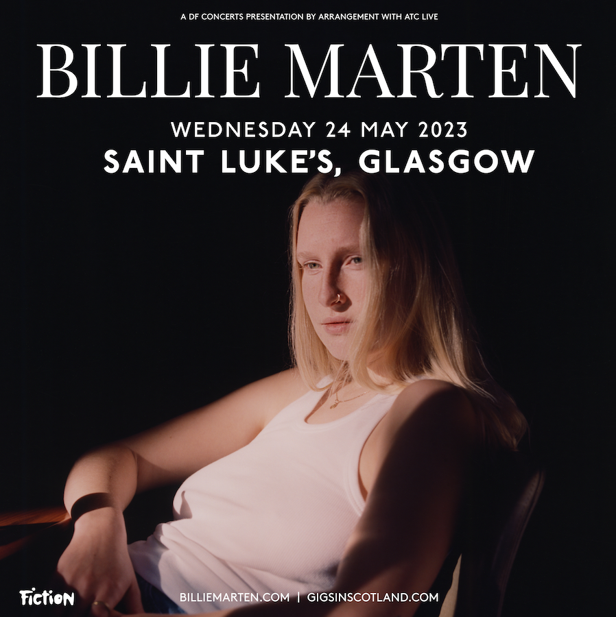 ON SALE NOW 🎟 » <a href="/BillieMarten/">Billie</a> 

<a href="/stlukesglasgow/">Saint Luke's</a> | 24th May 2023

TICKETS ⇾ gigss.co/billie-marten