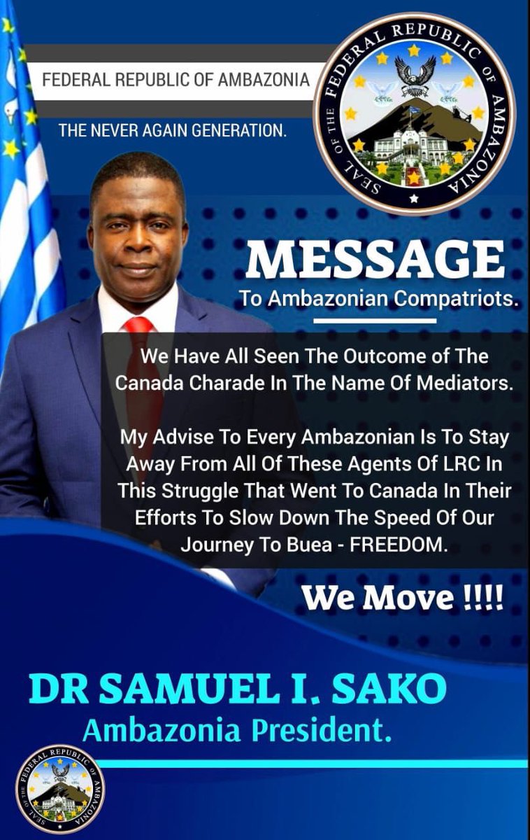 pabiedu1's tweet photo. 🇨🇲 Govt denied real #Peace process-@SwissMFA &amp; is fumbling with process by @CanadaFP. #USA Govt should intervene &amp; end #genocide in #ambazonia. @StateDept 
@POTUS @VP @UN 
@SenatorRisch 
@SecBlinken @USEmbYaounde 
@franceonu 
@USAmbUN 
@UKUN_NewYork 
@IndiaUNNewYork 
@NorwayUN https://t.co/MQdk1MMGgy
