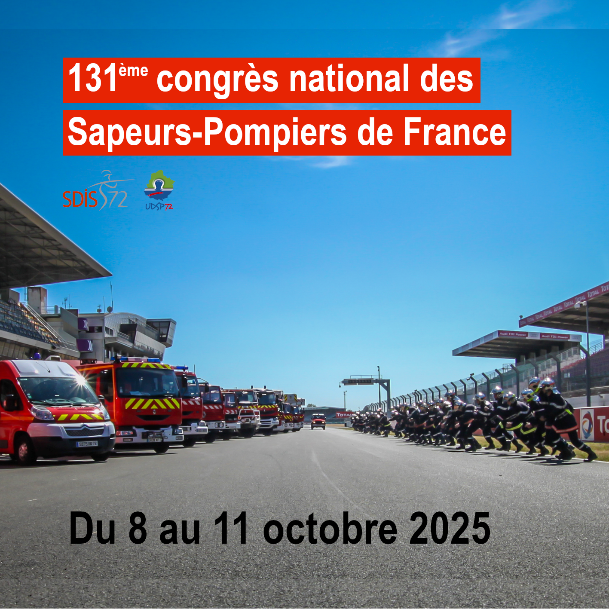 SDIS_72's tweet photo. [#CNSPF2025 | #Concours] 
Du 01/02 au 31/03/2023, créez le LOGO du 131ème congrès national des SP de France, organisé en Sarthe par le #SDIS72 et l’UDSP72, du 8⃣ au 1⃣1⃣ octobre 2025 et tentez de gagner un coffret pilotage VIP !  
➡️Toutes les infos ici :https://t.co/uogh8JTqW4 https://t.co/RNXwvpKOBV