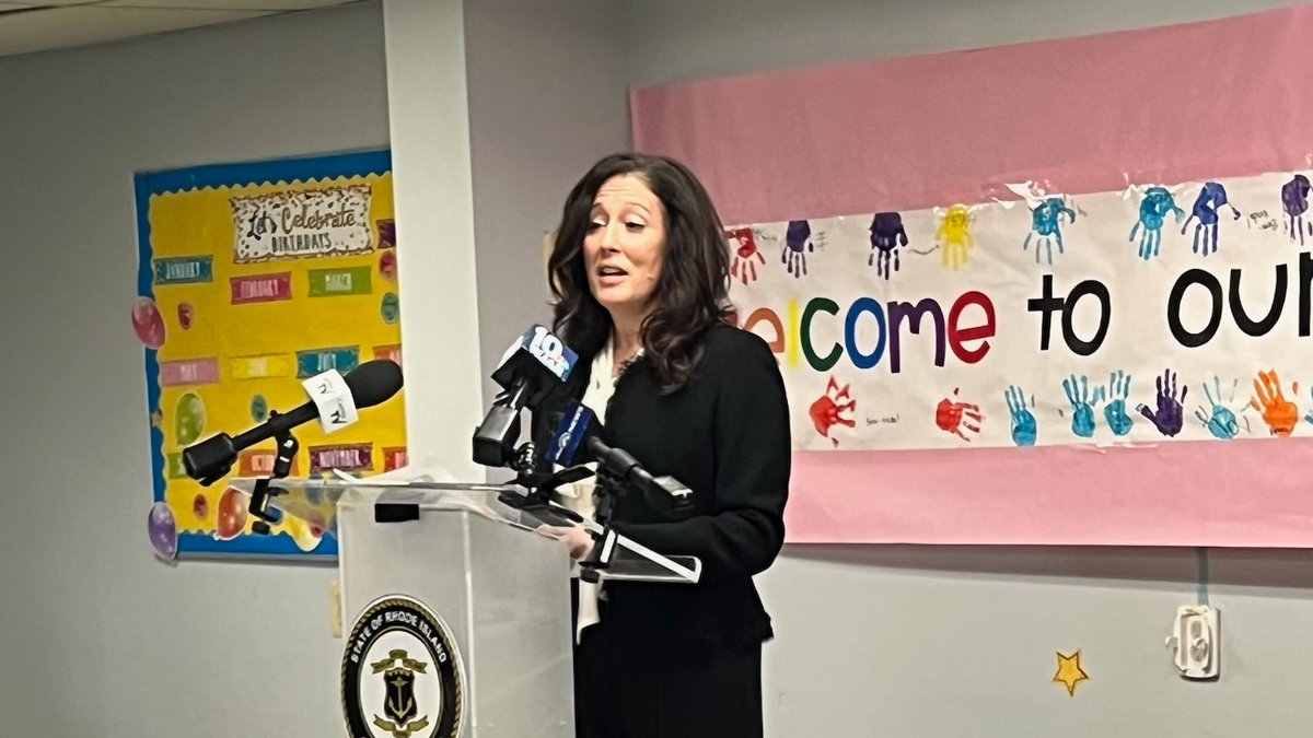 Today, DHS Acting Director Kimberly Brito joined Governor McKee and others at The Children’s Workshop in Central Falls to highlight proposed investments in the FY24 #RIReady budget aimed at strengthening the early learning landscape.