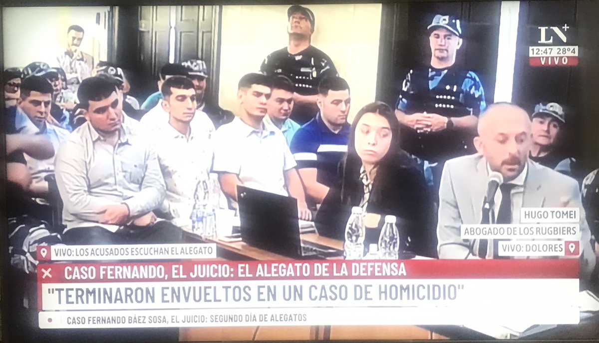 noecastro1180's tweet photo. 🚨#LoUltimo #AlegatosBaezSosa Dr. Tomei: “El vamos a hora que la policía se retiró, no puede ser probado”
#JusticiaPorFernando #RugbiersAsesinos #Thomsen #EnzoComelli #MatíasBenicelli #BlasCinalli #AyrtonViollaz #LucianoPertossi #CiroPertossi #LucasPertossi https://t.co/ZYuE4TCi9M