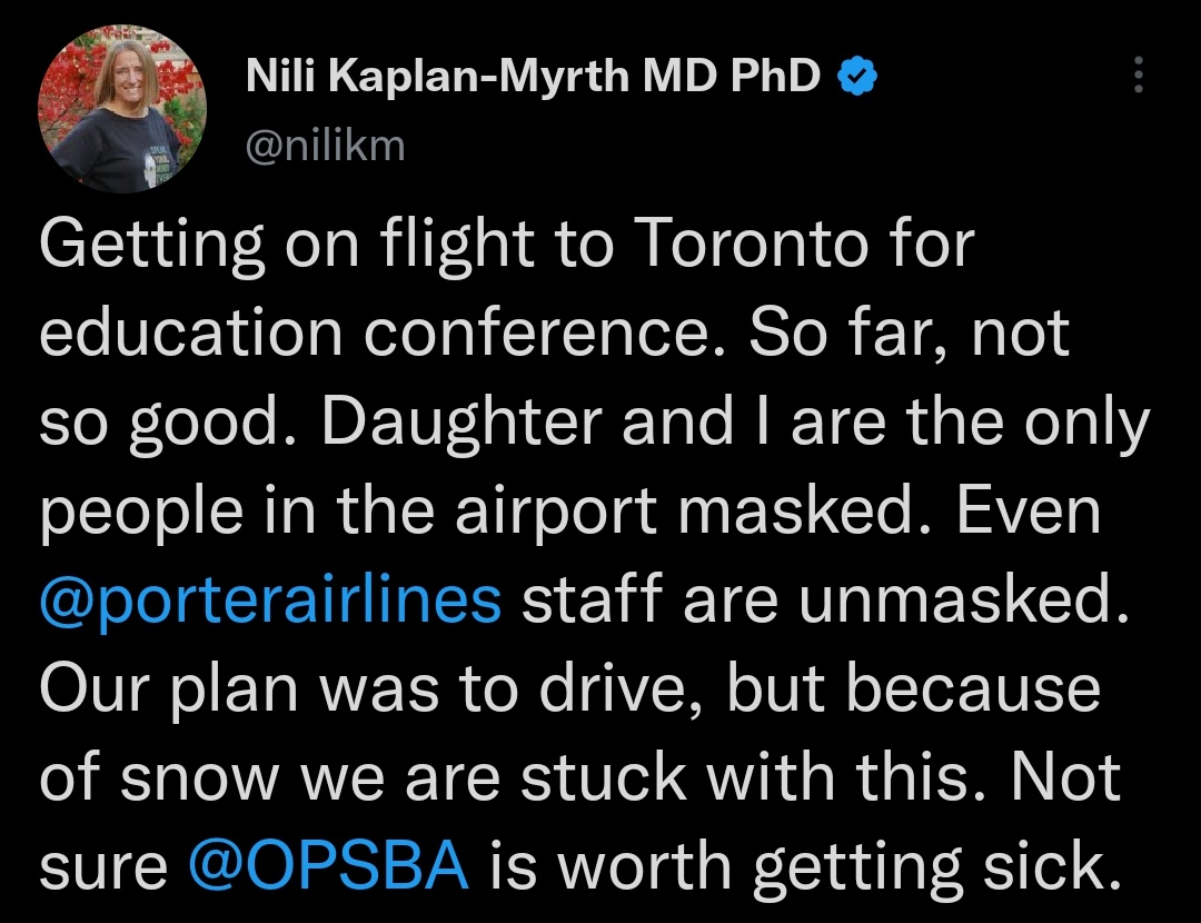 I'm so happy to see Dr. Nili and her daughter taking safety seriously.

Everybody else in that airport will be dead by sundown.