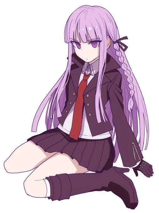 ダンガンロンパの霧切響子さんを描きました 